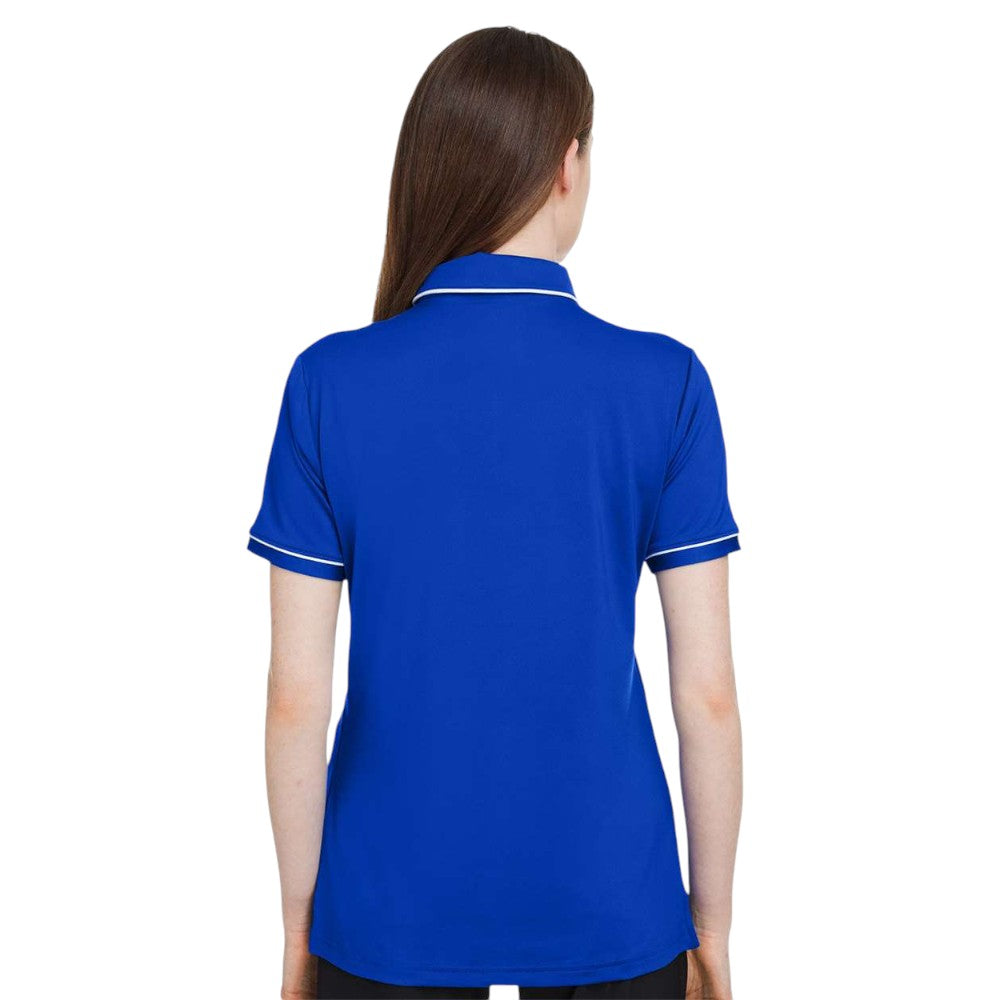 Under Armour Women's Tipped Teams Performance Polo - Royal/White