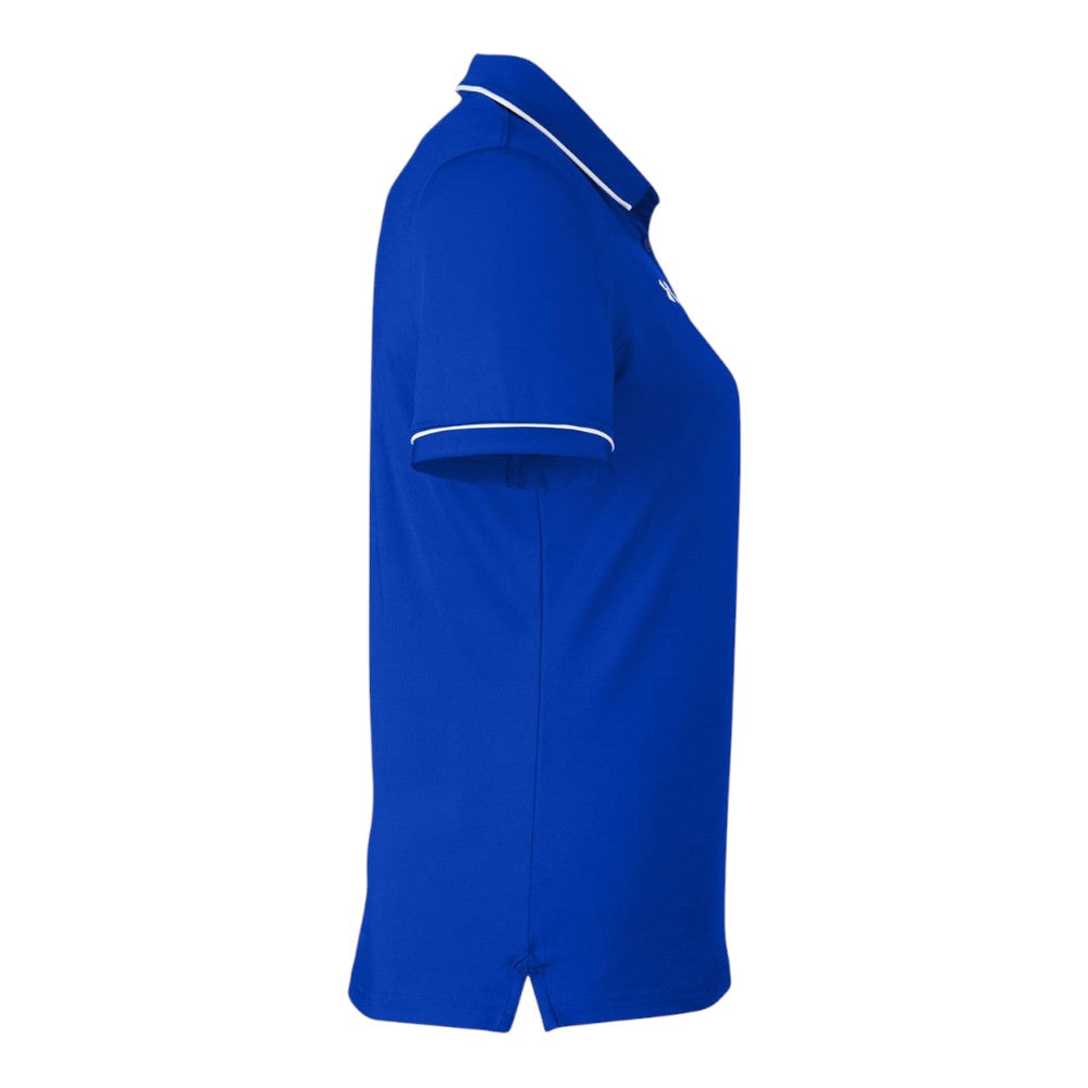 Under Armour Women's Tipped Teams Performance Polo - Royal/White