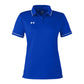 Under Armour Women's Tipped Teams Performance Polo - Royal/White