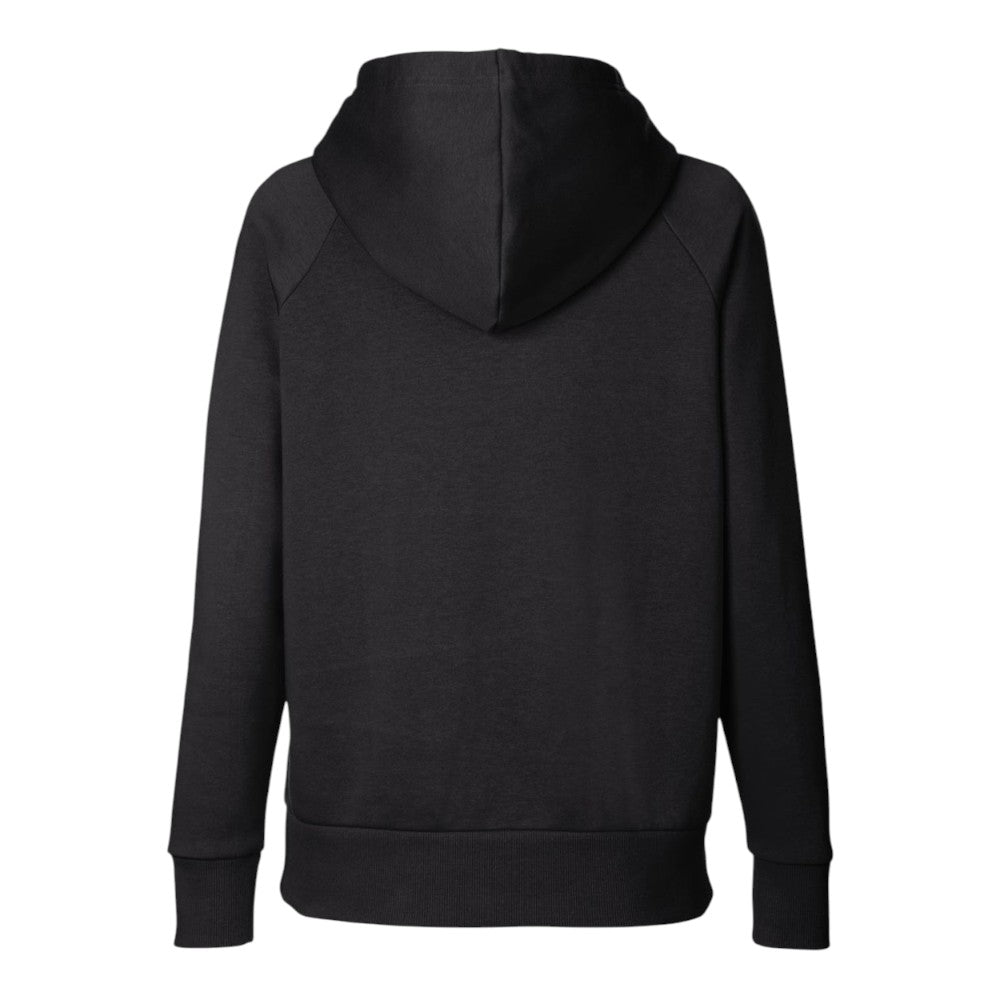 Under Armour Women's Rival Fleece Hooded Sweatshirt - Black/White