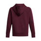 Under Armour Women's Rival Fleece Hooded Sweatshirt - Maroon/White