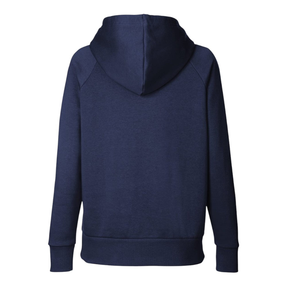 Under Armour Women's Rival Fleece Hooded Sweatshirt - Midnight Navy/White