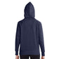 Under Armour Women's Rival Fleece Hooded Sweatshirt - Midnight Navy/White
