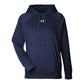 Under Armour Women's Rival Fleece Hooded Sweatshirt - Midnight Navy/White