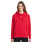 Under Armour Women's Rival Fleece Hooded Sweatshirt - Red/White