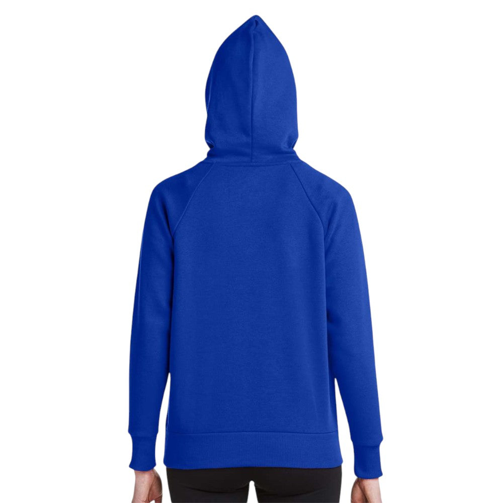 Under Armour Women's Rival Fleece Hooded Sweatshirt - Royal/White