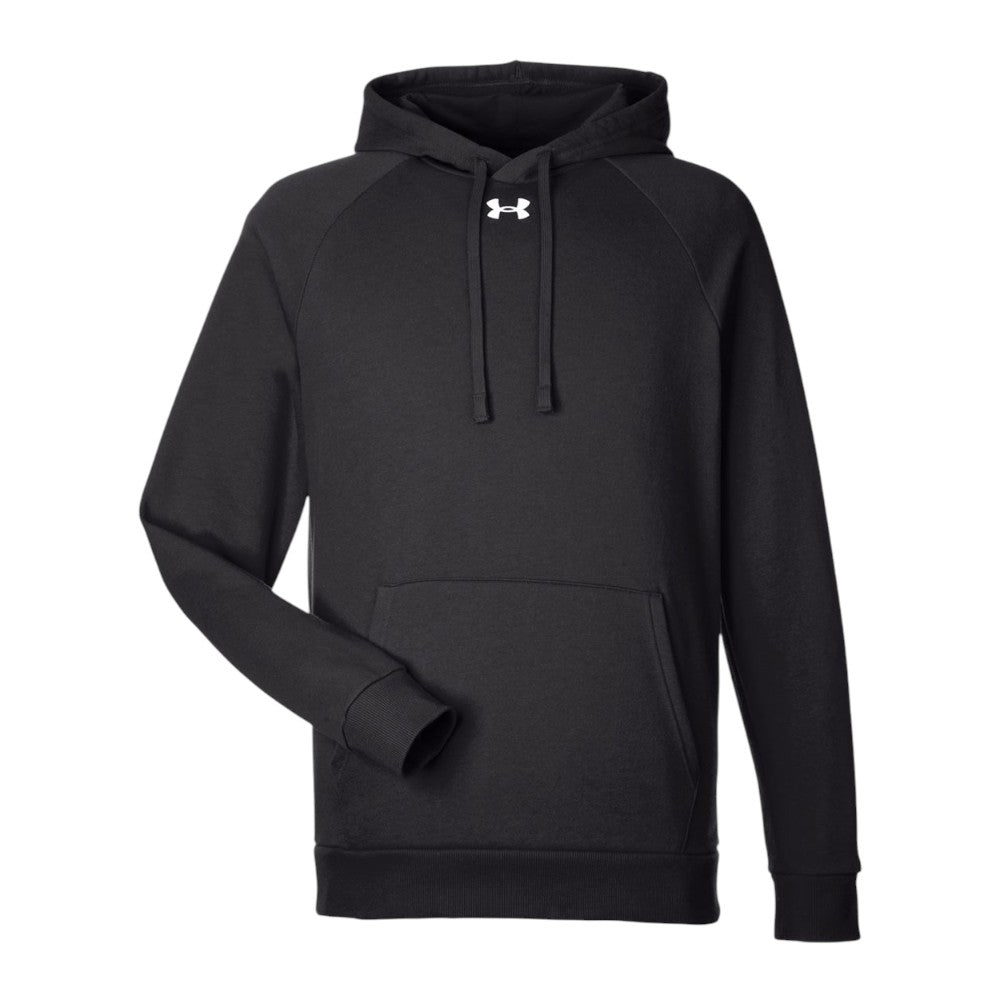 Under Armour Men's Rival Fleece Hooded Sweatshirt - Black/White