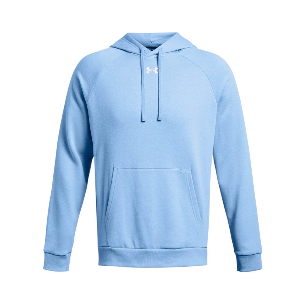 Under Armour Men's Rival Fleece Hooded Sweatshirt - Carolina Blue/White