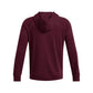 Under Armour Men's Rival Fleece Hooded Sweatshirt - Maroon/White