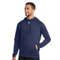 Under Armour Men's Rival Fleece Hooded Sweatshirt - Midnight Navy/White