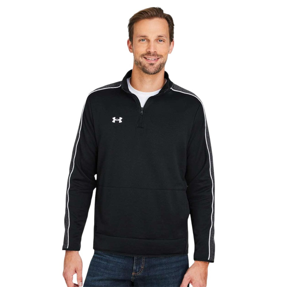 Under Armour Men's Command 2.0 Quarter-Zip Pullover - Black/White