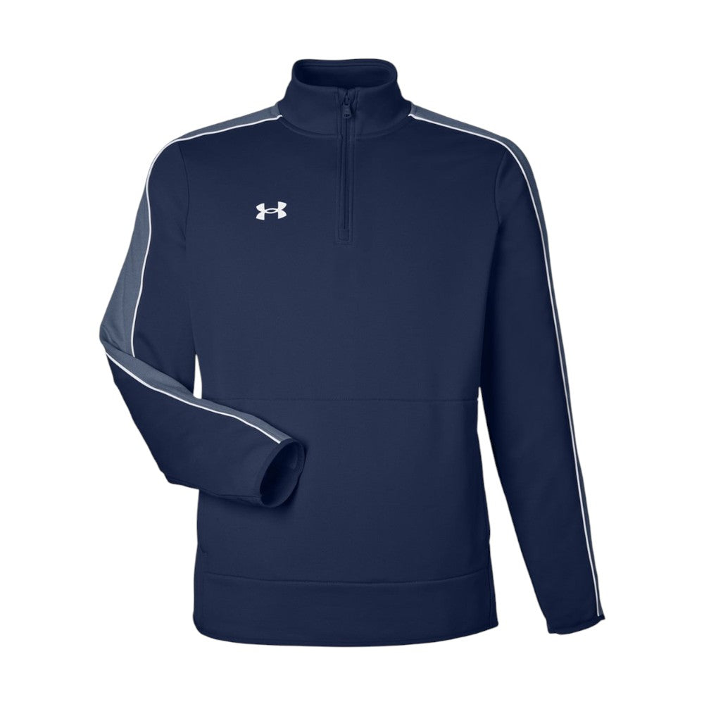 Under Armour Men's Command 2.0 Quarter-Zip Pullover - Midnight Navy/White