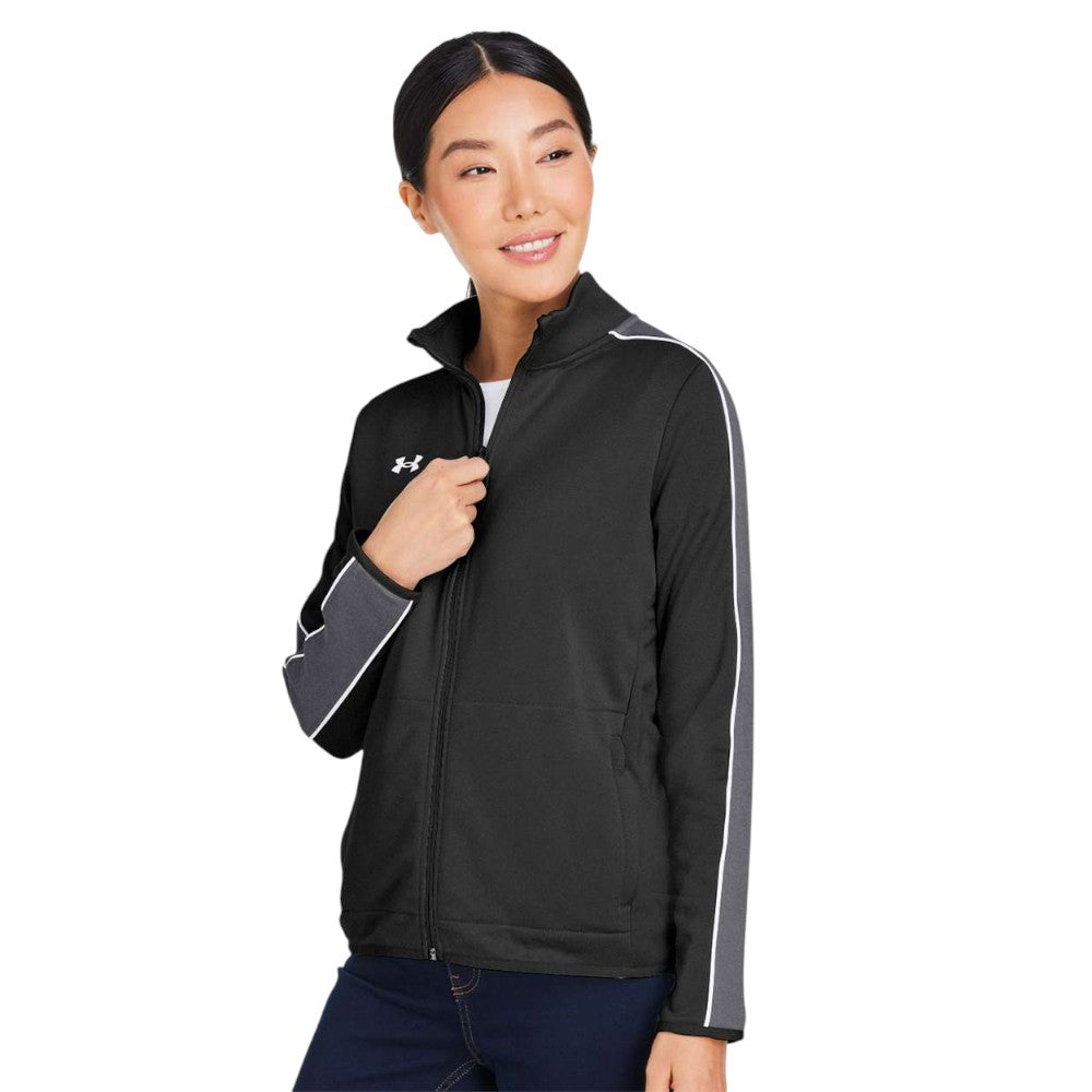Under Armour Women's Command Full-Zip 2.0 Jacket - Black/White