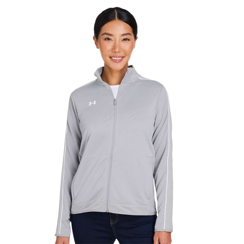Under Armour Women's Command Full-Zip 2.0 Jacket - Mod Grey/White