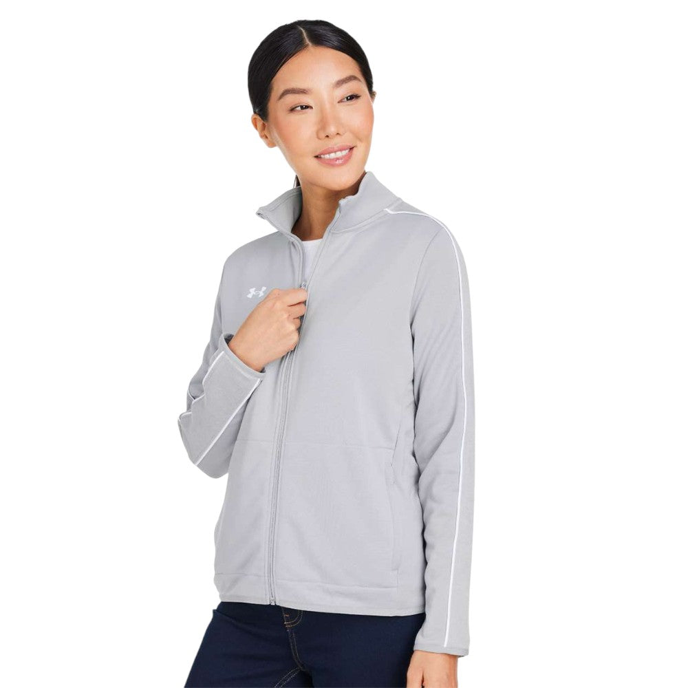 Under Armour Women's Command Full-Zip 2.0 Jacket - Mod Grey/White