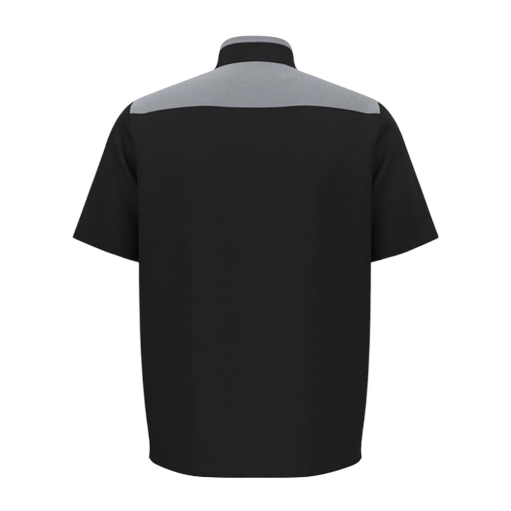 Under Armour Men's Motivate 3.0 Short Sleeve Half-Zip - Black/Mod Grey/White