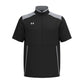 Under Armour Men's Motivate 3.0 Short Sleeve Half-Zip - Black/Mod Grey/White