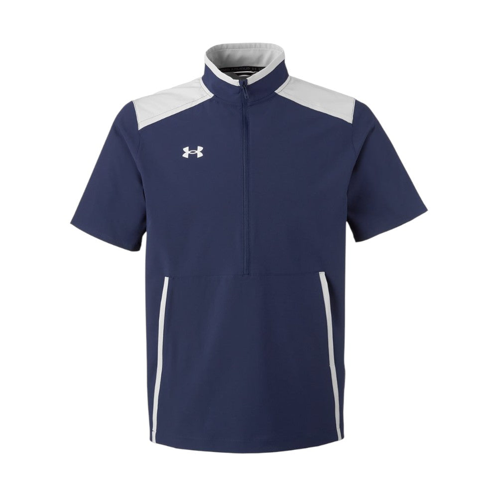Under Armour Men's Motivate 3.0 Short Sleeve Half-Zip - Midnight Navy/White