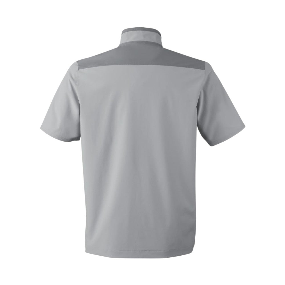 Under Armour Men's Motivate 3.0 Short Sleeve Half-Zip - Mod Grey/White
