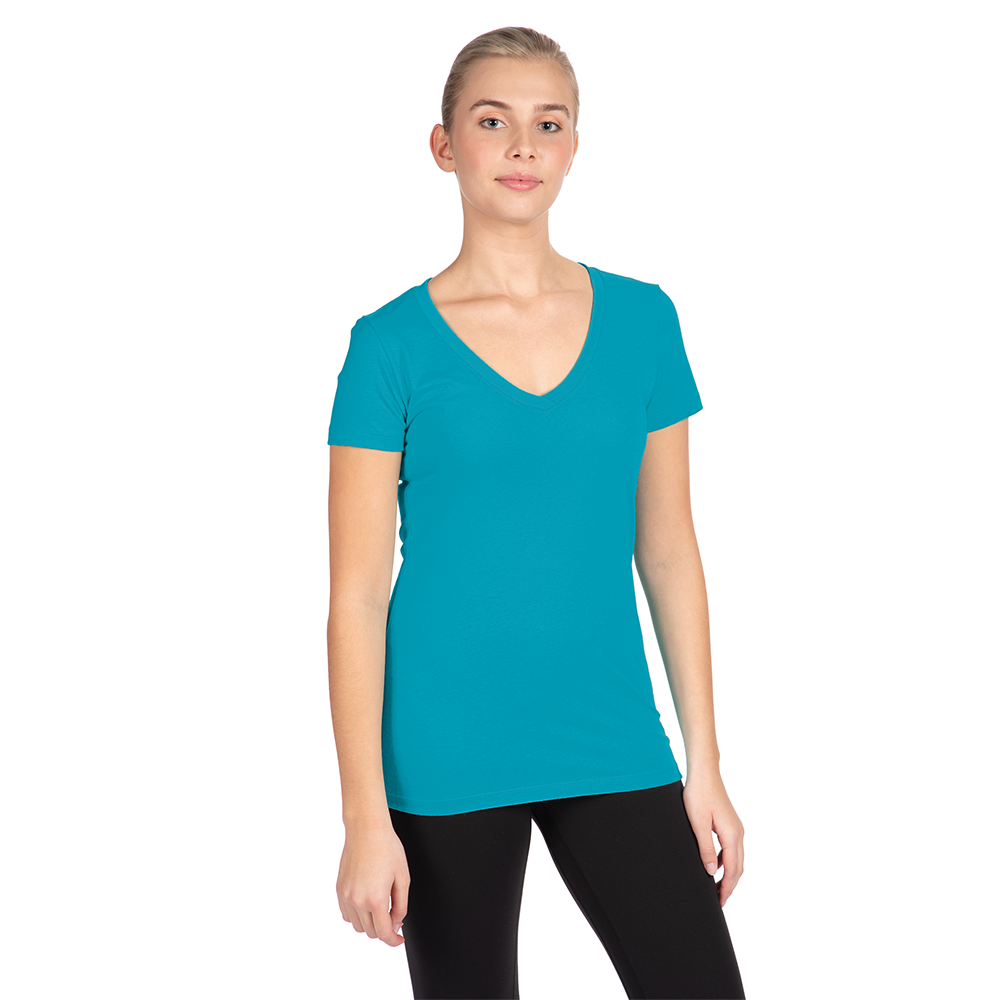 Next Level Apparel® Women’s Ideal V-Neck Tee - Turquoise