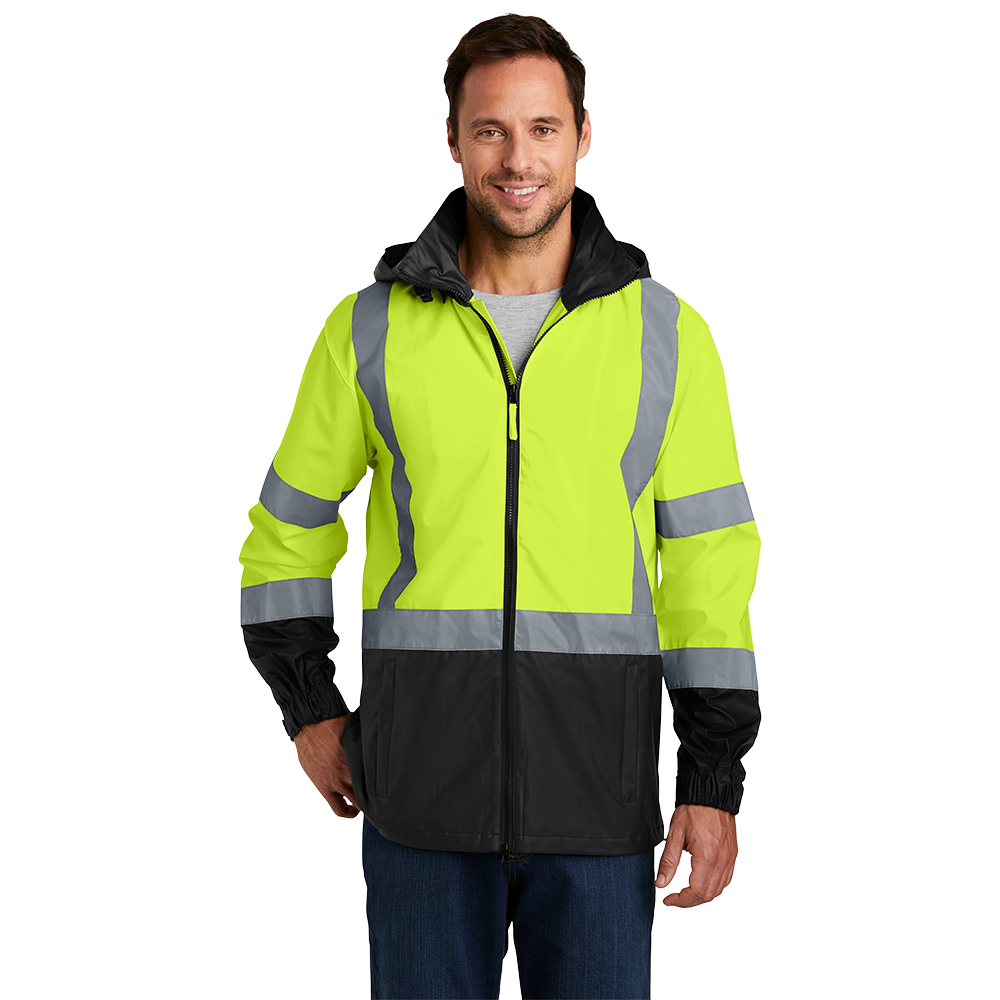 CornerStone® - ANSI 107 Class 3 Safety Windbreaker - Safety Yellow / Black
