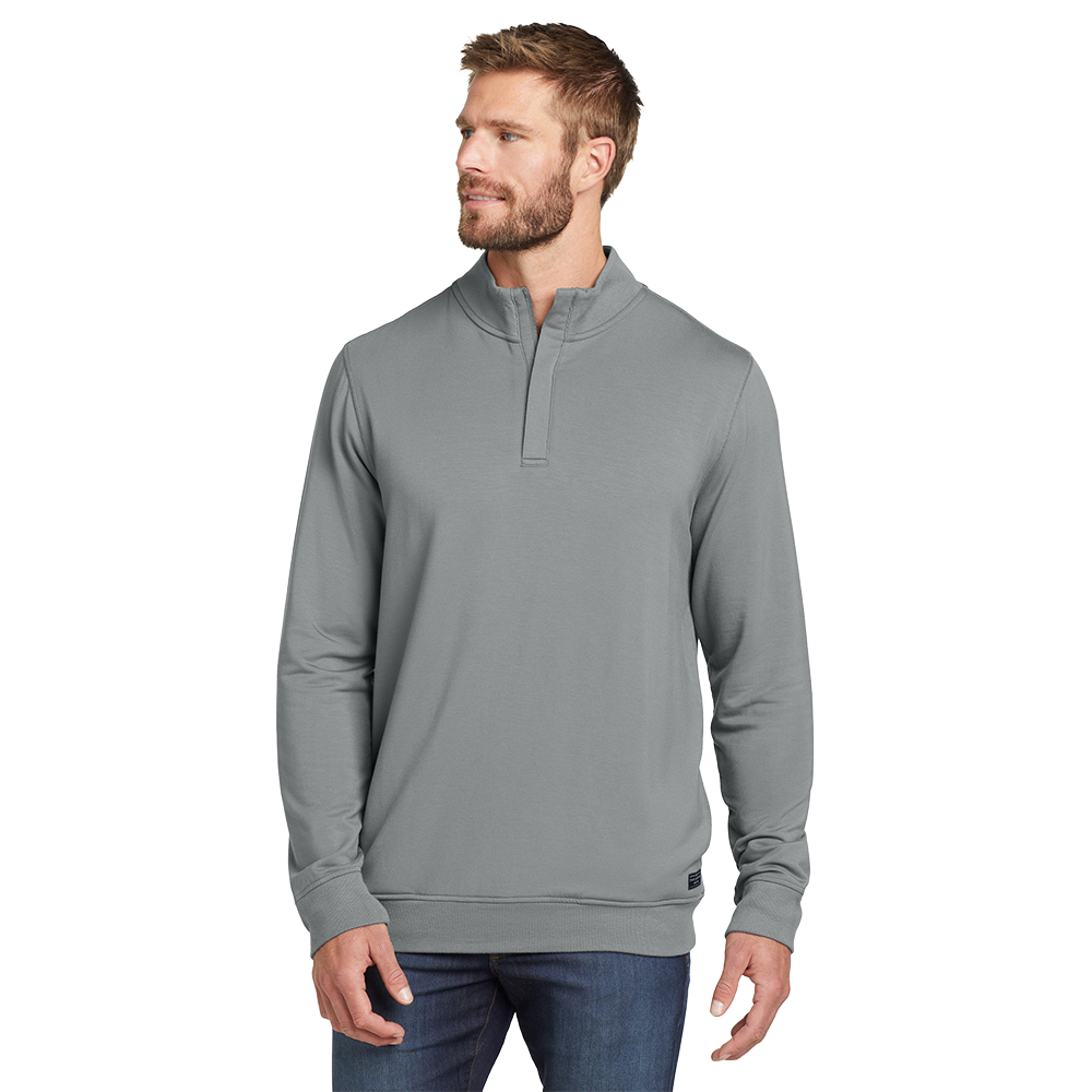 TravisMathew Newport 1/4-Zip Fleece - Quiet Shade Grey