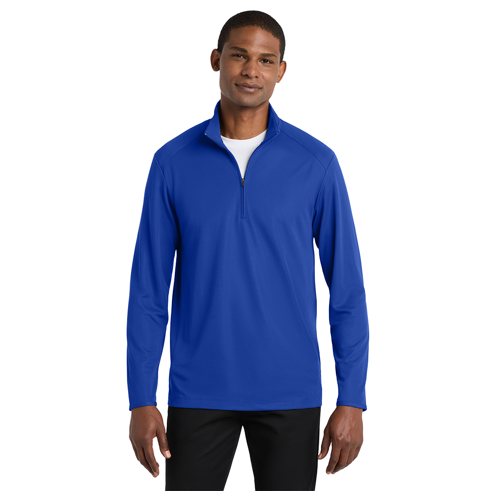 Port Authority® Pinpoint Mesh 1/2-Zip - True Royal