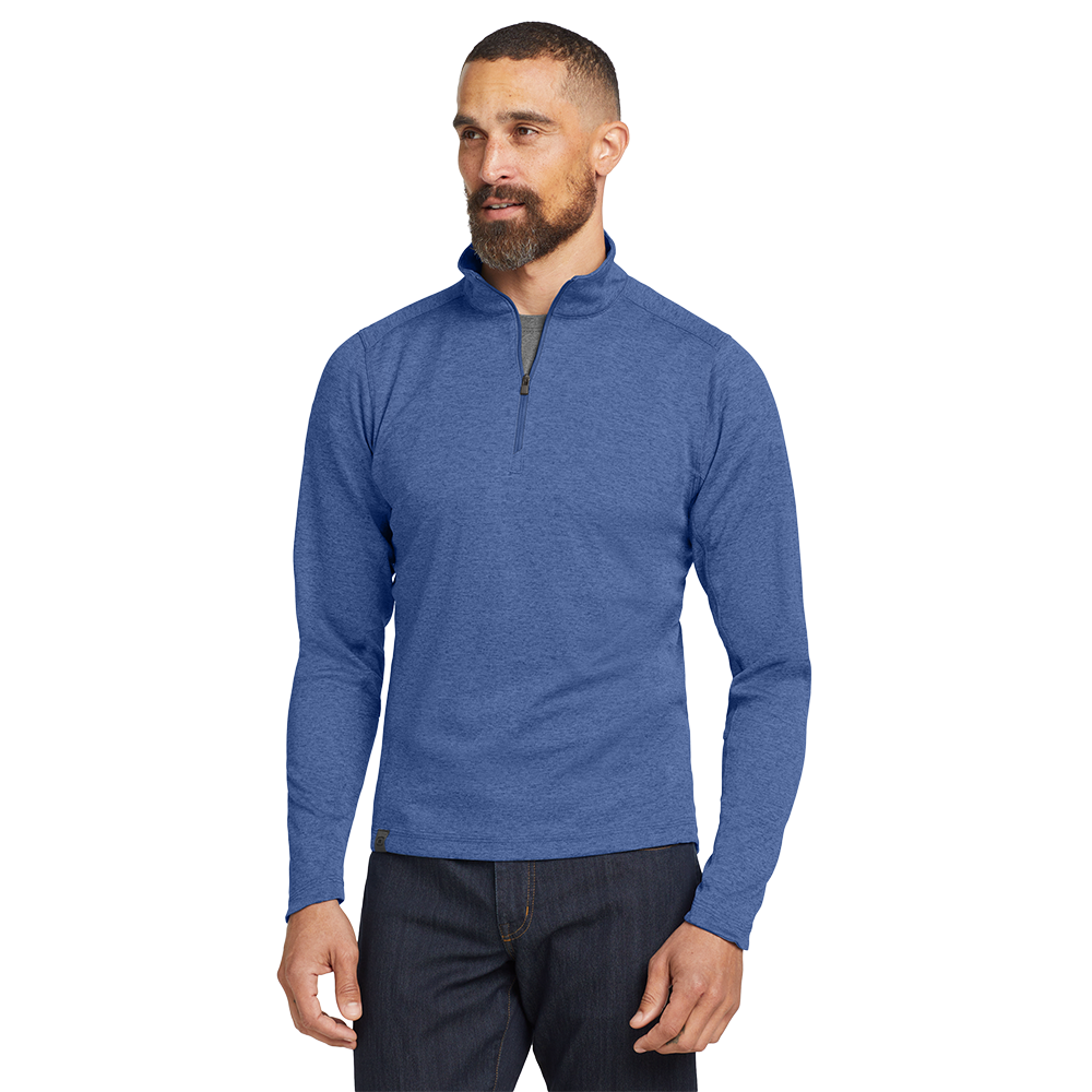 OGIO® Pixel 1/4-Zip - Optic Blue