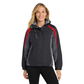 Port Authority® Women's Colorblock 3-in-1 Jacket - Black/ Magnet/ Signal Red