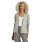 Brooks Brothers® Women’s Cotton Stretch Cardigan Sweater - Light Shadow Grey Heather