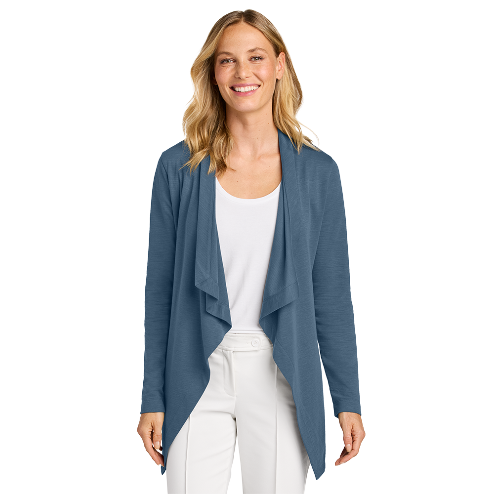 Port Authority® Women’s Breakwater Open Cardigan - Dusk Blue