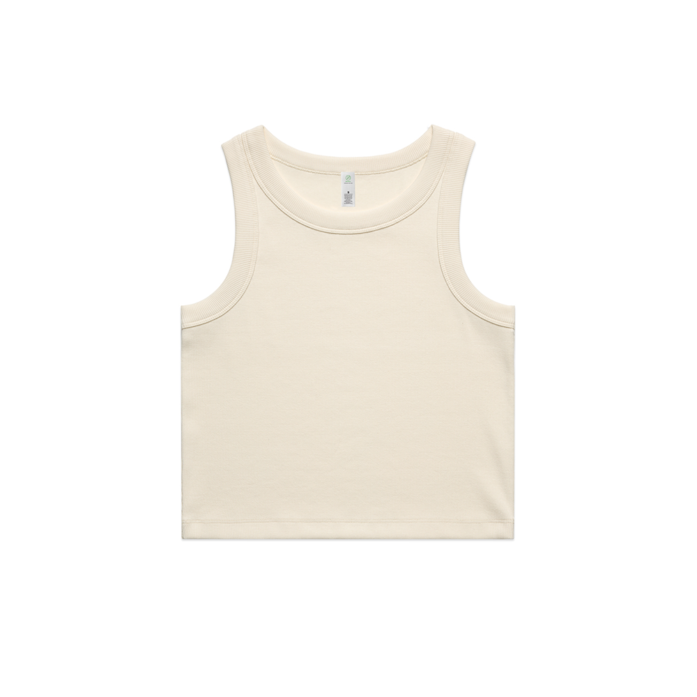 Ultimate Women Crop Tank -Ecru