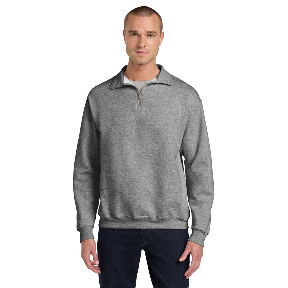 Jerzees® Super Sweats® NuBlend® - 1/4-Zip Sweatshirt with Cadet Collar - Oxford