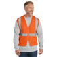 CornerStone® ANSI 107 Class 2 Economy Mesh Zippered Vest - Safety Orange