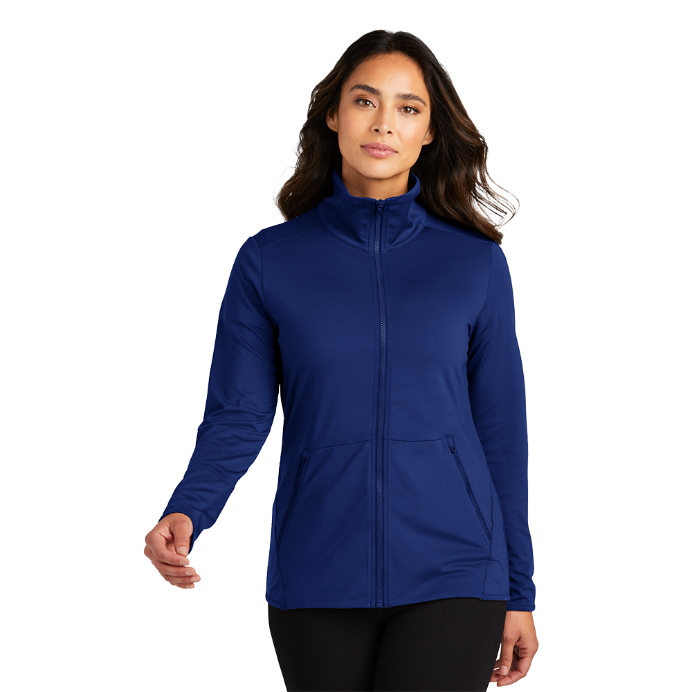 Port Authority® Women's Accord Stretch Fleece Full-Zip - Royal