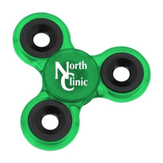 Translucent Fidget Spinner - Translucent Green