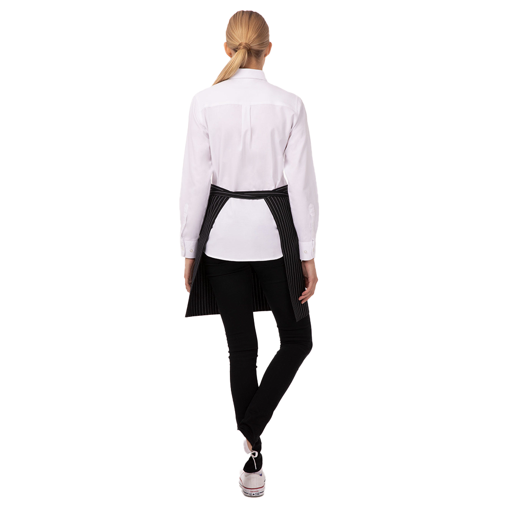HALF BISTRO APRON - Pinstripe