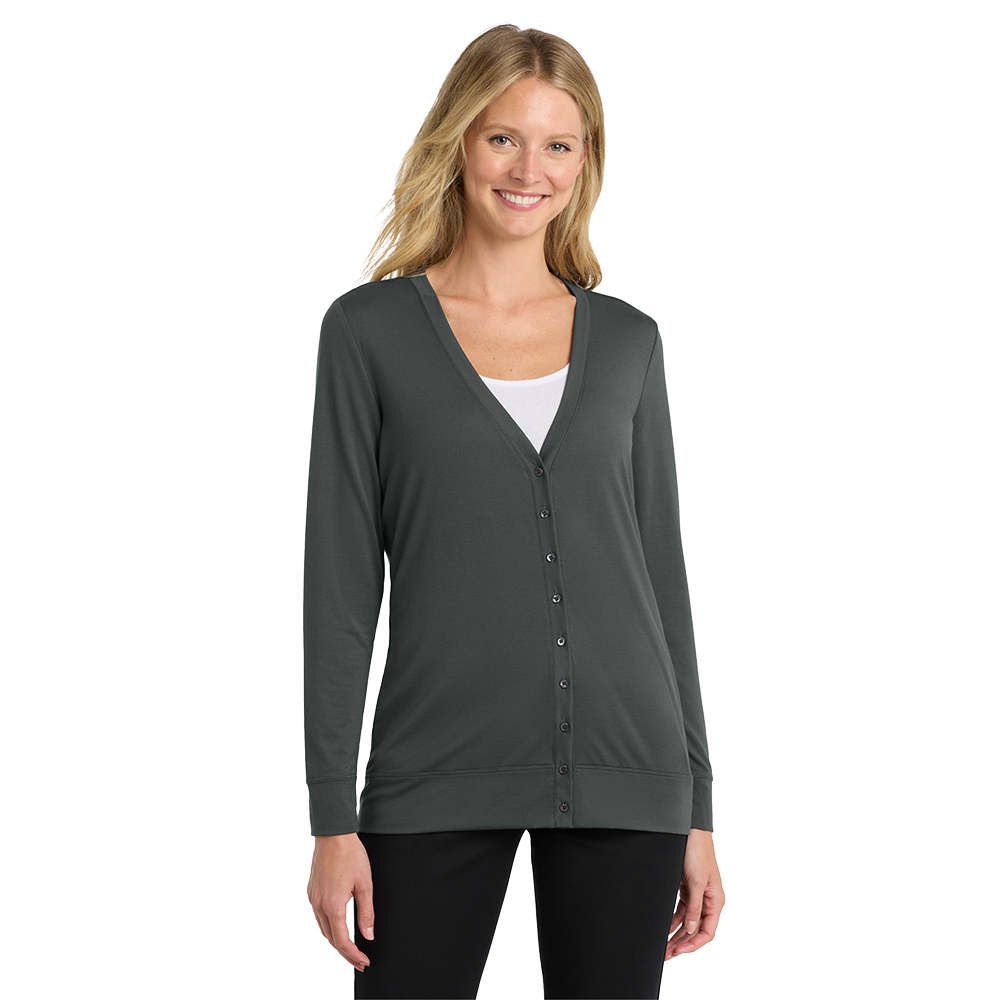 Port Authority® Women's Concept Cardigan - Grey Smoke