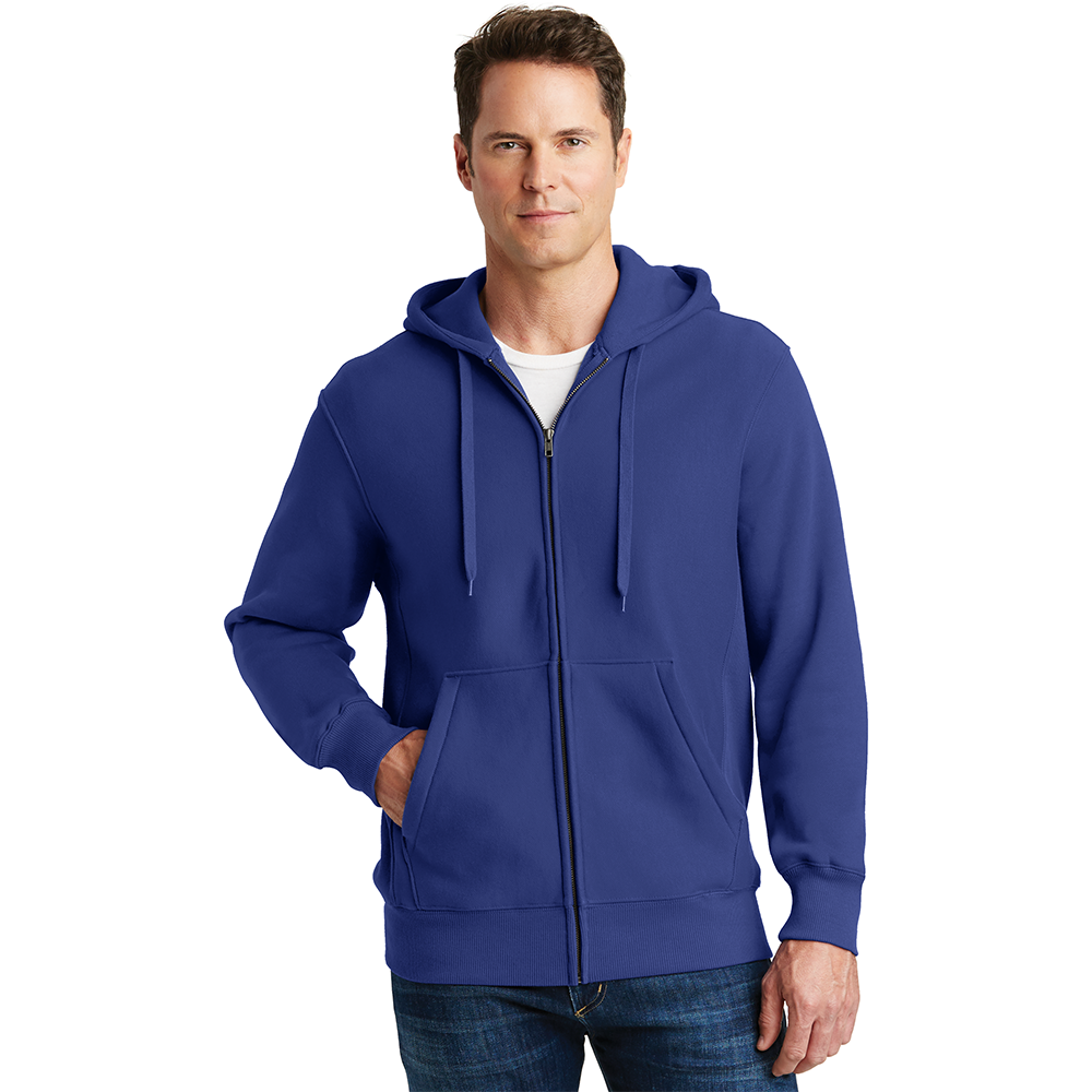 Sport-Tek® Super Heavyweight Full-Zip Hooded Sweatshirt - Royal