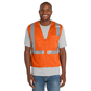 CornerStone® ANSI 107 Class 2 Mesh Zippered Vest - Safety Orange