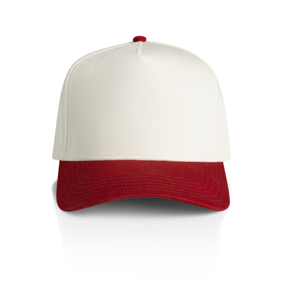 Frame Two-Tone Cap - Natural / Cardinal