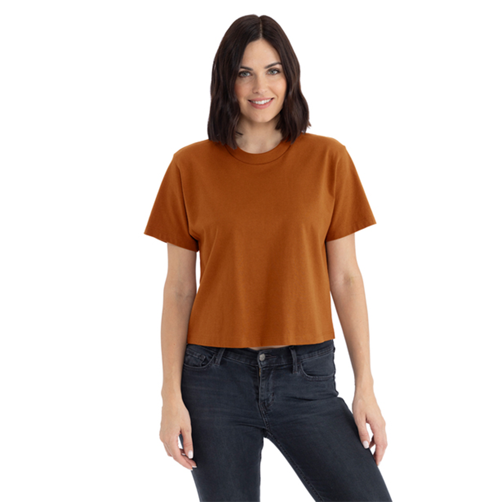Next Level Apparel® Women’s Heavyweight Boxy Tee - Clay