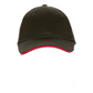 COOL VENT™ BASEBALL CAP WITH TRIM - Red / Black