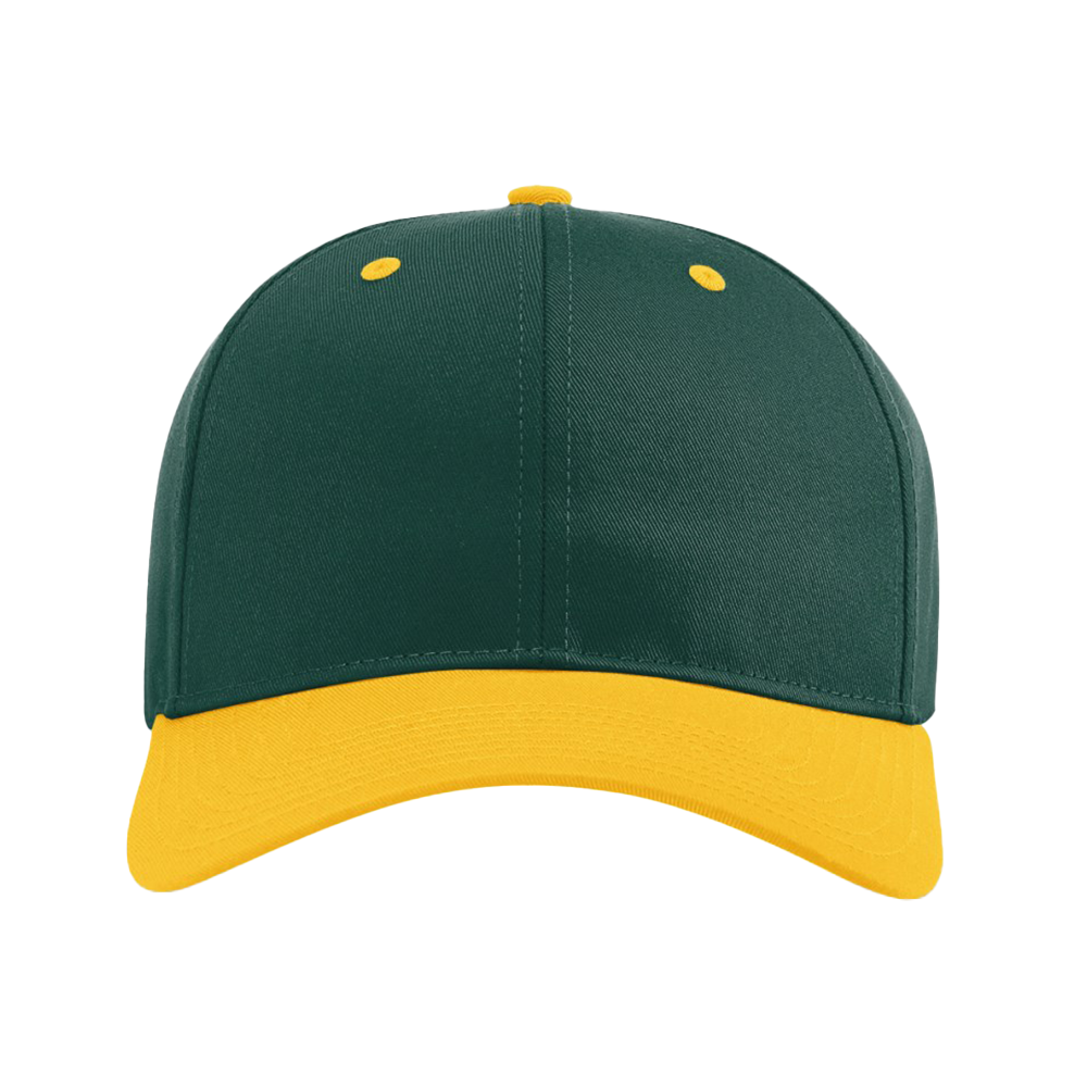 Richardson 212 - Pro Twill Snapback Cap - Dark Green/Gold