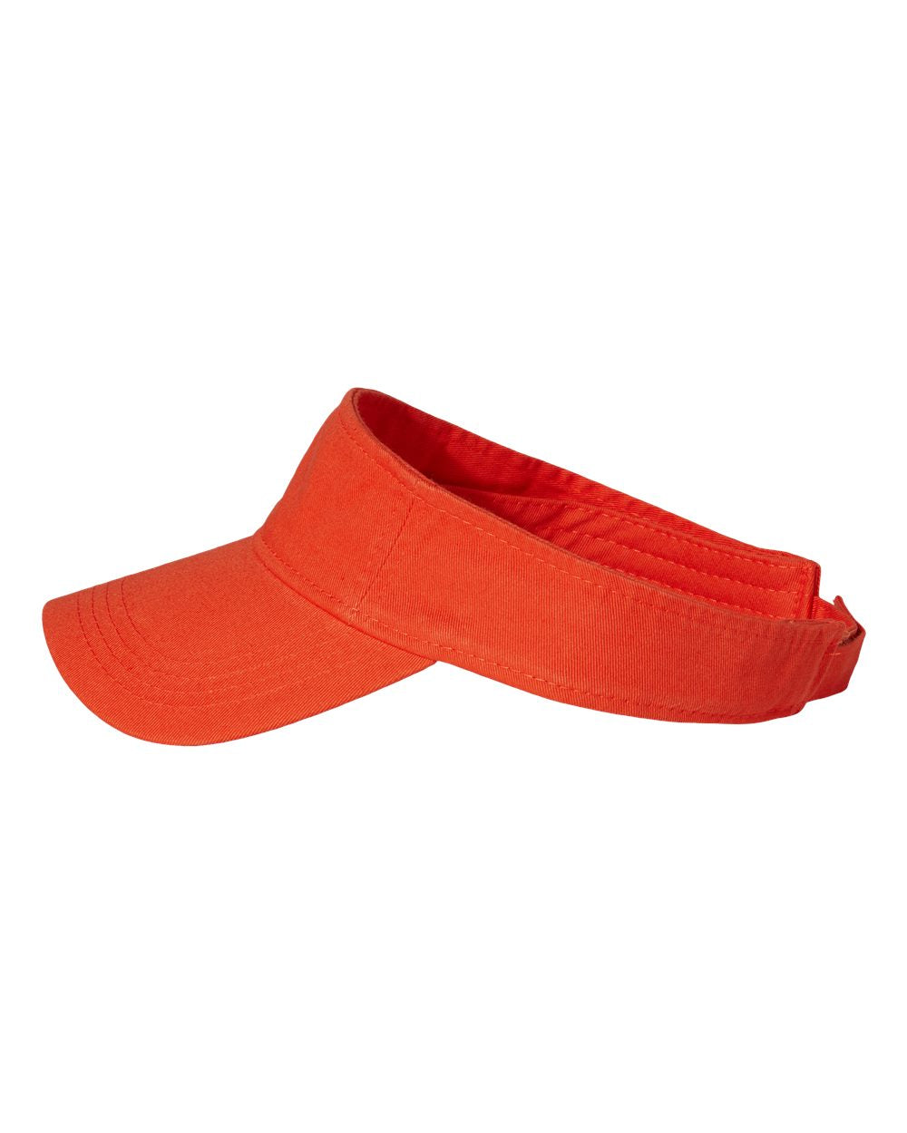 Valucap - Bio-Washed Visor - Orange