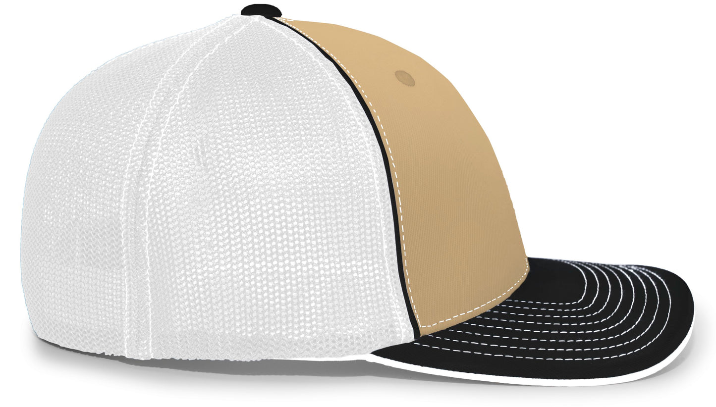 Pacific Headwear Trucker PacFlex Cap - Vegas/White/Black