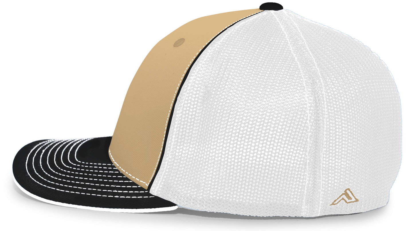 Pacific Headwear Trucker PacFlex Cap - Vegas/White/Black
