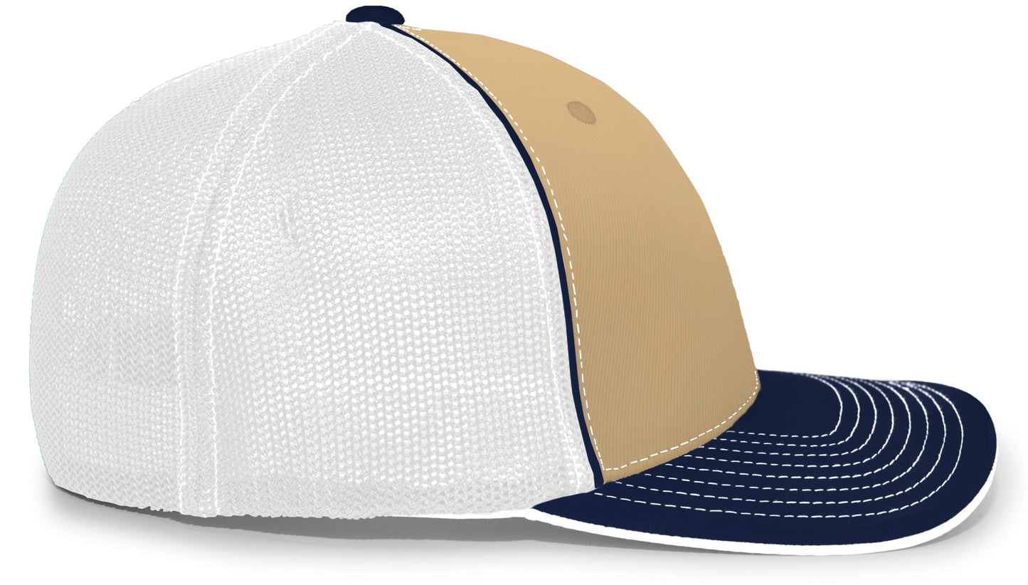 Pacific Headwear Trucker PacFlex Cap - Vegas/White/Navy