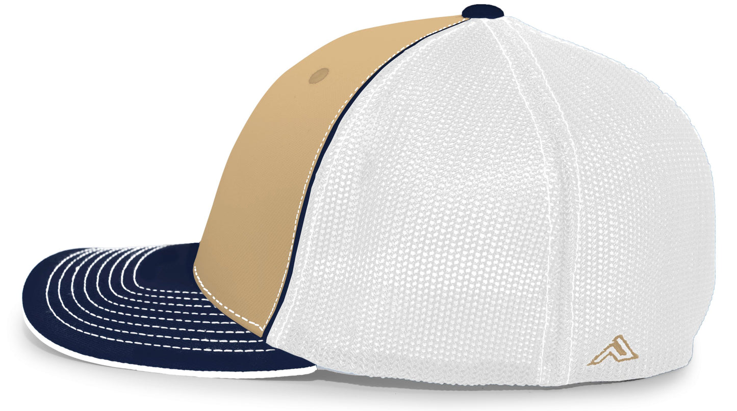 Pacific Headwear Trucker PacFlex Cap - Vegas/White/Navy