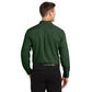 Port Authority® Long Sleeve Carefree Poplin Shirt - Deep Forest Green